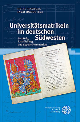 Fester Einband Universitätsmatrikeln im deutschen Südwesten von 