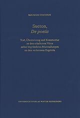 Fester Einband Sueton, De poetis von Markus Stachon