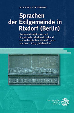 Fester Einband Sprachen der Exilgemeinde in Rixdorf (Berlin) von Aleksej Tikhonov