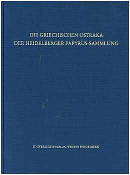 Fester Einband Die griechischen Ostraka der Heidelberger Papyrus-Sammlung von 