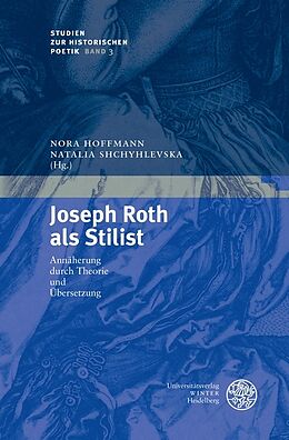 Fester Einband Joseph Roth als Stilist von 