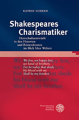 Fester Einband Shakespeares Charismatiker von Katrin Suhren
