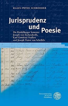 Fester Einband Jurisprudenz und Poesie von Klaus-Peter Schroeder