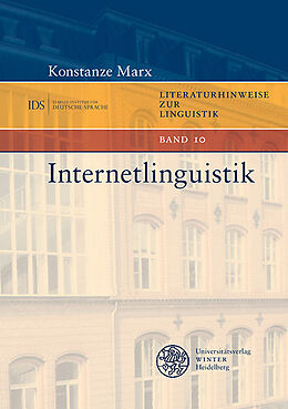 Kartonierter Einband Internetlinguistik von Konstanze Marx