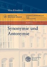 E-Book (pdf) Synonymie und Antonymie von Vra Kloudová
