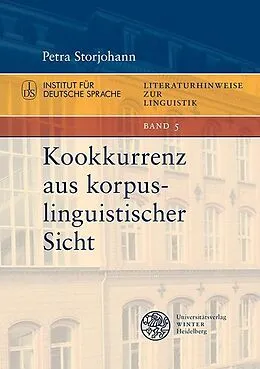 E-Book (pdf) Kookkurrenz aus korpuslinguistischer Sicht von Petra Storjohann
