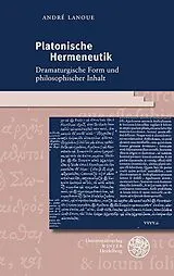 Fester Einband Platonische Hermeneutik von André Lanoue
