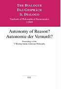 Kartonierter Einband Autonomy of Reason? Autonomie der Vernunft? von 