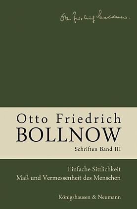 Otto Friedrich Bollnow: Schriften - Band 3