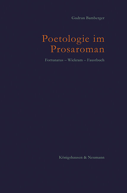 Poetologie im Prosaroman