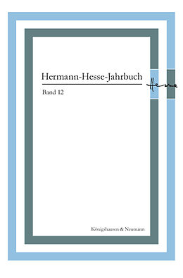 Fester Einband Hermann-Hesse-Jahrbuch, Band 12 von 