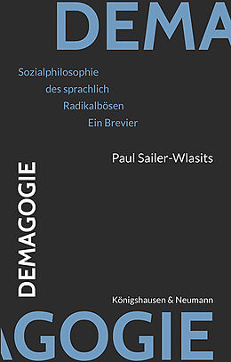 Kartonierter Einband Demagogie von Paul Sailer-Wlasits