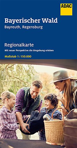 (Land)Karte ADAC Regionalkarte 13 Bayerischer Wald 1:150.000 von 