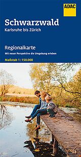 (Land)Karte ADAC Regionalkarte 14 Schwarzwald 1:150.000 von 