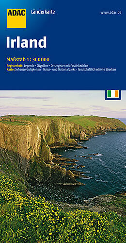 (Land)Karte ADAC LänderKarte Irland 1:300 000 300000 von 