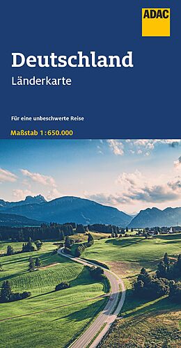 (Land)Karte ADAC Länderkarte Deutschland 1:650.000 von 