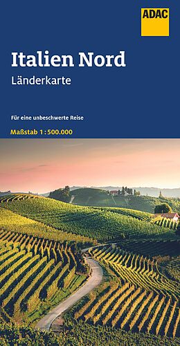 (Land)Karte ADAC Länderkarte Italien Nord 1:500.000 von 