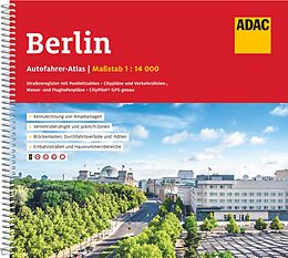 Kartonierter Einband ADAC Autofahreratlas Berlin 1:14.000 von 