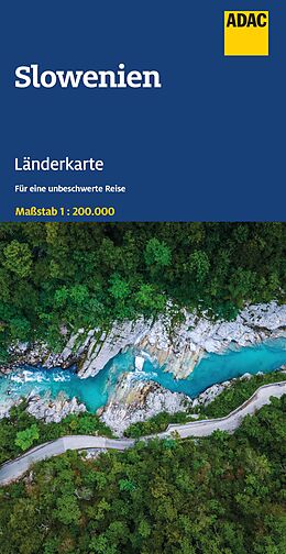 (Land)Karte ADAC Länderkarte Slowenien 1:200.000 von 