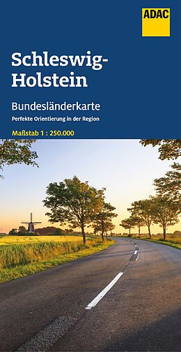 (Land)Karte ADAC Bundesländerkarte Deutschland 01 Schleswig-Holstein 1:250.000 von 