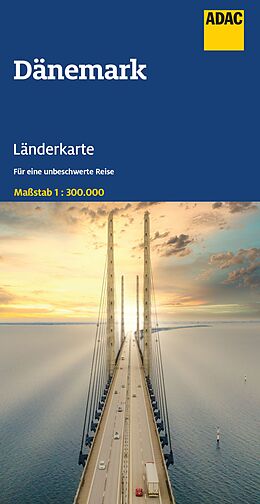 (Land)Karte ADAC Länderkarte Dänemark 1:300.000 von 