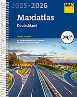 Kartonierter Einband ADAC Maxiatlas 2025/2026 Deutschland 1:150.000 von 