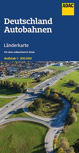 (Land)Karte ADAC Länderkarte Deutschland Autobahnen 1:500.000 von 