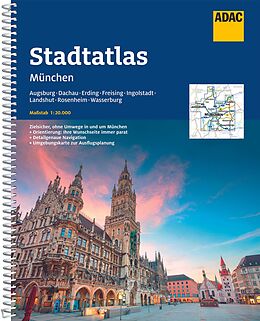 Kartonierter Einband ADAC Stadtatlas München 1:20.000 von 