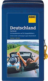 (Land)Karte ADAC KartenSet Deutschland 2021/2022 1:200.000 von 