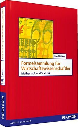 Kartonierter Einband Formelsammlung für Wirtschaftswissenschaftler von Fred Böker