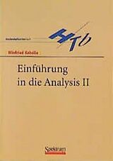 Kartonierter Einband Einführung in die Analysis II von Winfried Kaballo