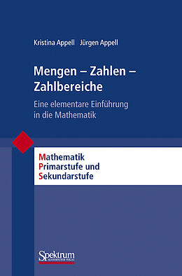 Kartonierter Einband Mengen - Zahlen - Zahlbereiche von Kristina Appell, Jürgen Appell