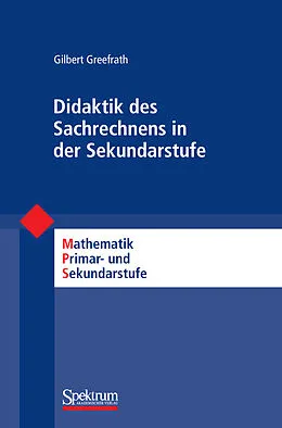 E-Book (pdf) Didaktik des Sachrechnens in der Sekundarstufe von Gilbert Greefrath