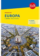 Kartonierter Einband Falk Reiseatlas Europa 1:800.000 von 