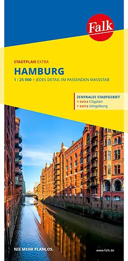 (Land)Karte Falk Stadtplan Extra Hamburg 1:25.000 von 