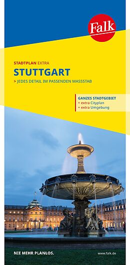 (Land)Karte Falk Stadtplan Extra Stuttgart 1:20.000 von 