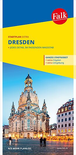 (Land)Karte Falk Stadtplan Extra Dresden 1:20.000 von 