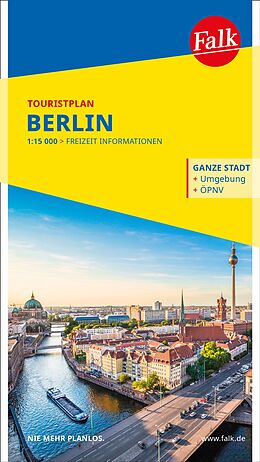 (Land)Karte Falk Touristplan Berlin 1:15.000 von 