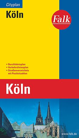 (Land)Karte Falk Cityplan Köln 1:23.000 von 
