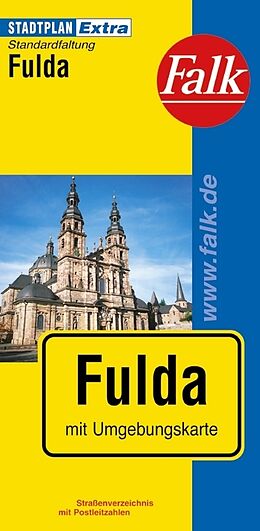 (Land)Karte Falk Stadtplan Extra Fulda 1:17 000 von 