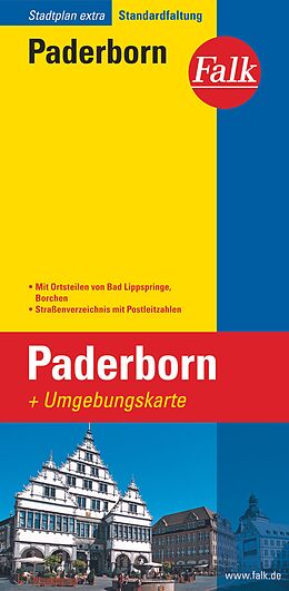 (Land)Karte Falk Stadtplan Extra Paderborn 1:20.000 von 
