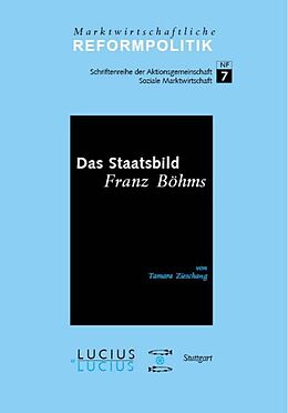 Fester Einband Das Staatsbild Franz Böhms von Tamara Zieschang