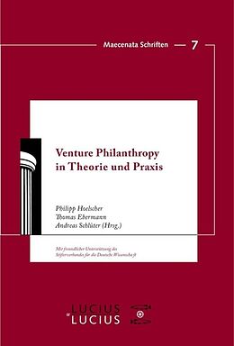 Kartonierter Einband Venture Philanthropy in Theorie und Praxis von 