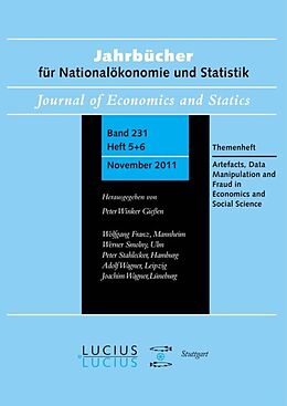 Couverture cartonnée Methodological Artefacts, Data Manipulation and Fraud in Economics and Social Science de 