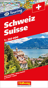 Kartonierter Einband Schweiz CH-Touring Strassenatlas 1:250 000 von 