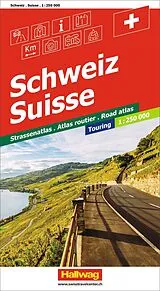 Spiralbindung Hallwag Touring Strassenatlas Schweiz von