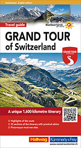 Couverture cartonnée Grand Tour of Switzerland Touring Guide english de Roland Baumgartner, Peter-Lukas Meier