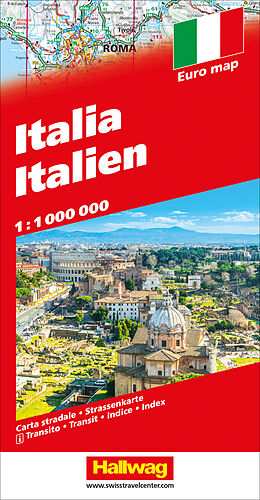 Carte (de géographie) Italien Strassenkarte 1:1 Mio. de 