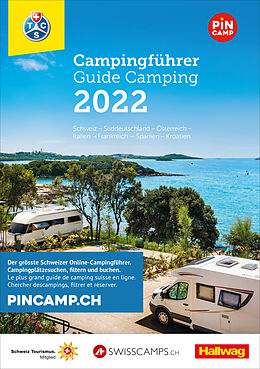 Kartonierter Einband TCS Schweiz &amp; Europa Campingführer 2022 von 