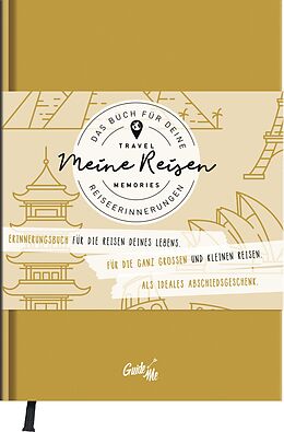 Fester Einband GuideMe TravelMemories &quot;Meine Reisen&quot; - Reisetagebuch von 